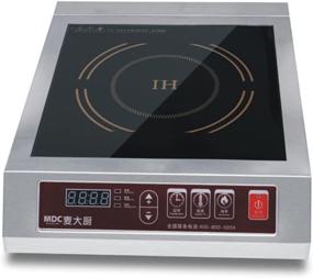 img 3 attached to 🔥 Mai Cook 3500W Electric Induction Cooktop - Stainless Steel Countertop Burners for Enhanced Performance