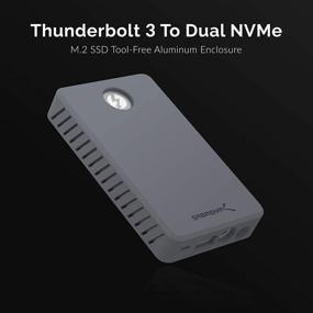 img 3 attached to 💥 Корпус Sabrent Thunderbolt 3 Dual NVMe M.2 SSD без инструментов (EC-T3DN) - улучшен для SEO.