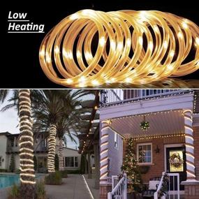 img 3 attached to Qulaten LED Rope Lights 110V Waterproof Connectable Led String Lights For Indoor Outdoor Rope Lights Waterproof Decorative Lighting Backyards Garden Decoration (50Ft