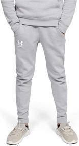 img 4 attached to 👖 Джоггеры для мальчиков от Under Armour Rival Solid.