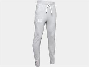 img 1 attached to 👖 Джоггеры для мальчиков от Under Armour Rival Solid.
