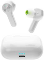 🎧 xleader wireless bluetooth earbuds | 6 pairs of ear tips | ipx8 waterproof | touch control | built-in mic | 3d stereo sound | noise canceling | fast type-c charging | compatible with iphone android | white logo