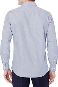 img 3 attached to 👔 BUTTONED Fitted Spread Collar Non Iron Bengal Shirts for Men: Stylish & Wrinkle-Free Clothing