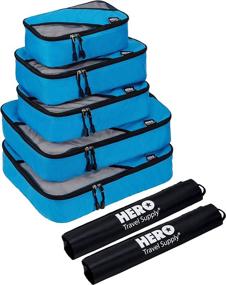 img 4 attached to 📦 Ultimate Organization and Efficiency with HERO Packing Cubes Set Organizers