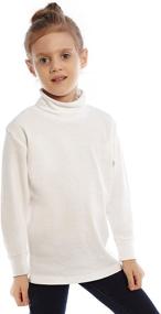 img 2 attached to 👶 Comfortably Stylish Leveret Solid Turtleneck Cotton Toddler Boys' Clothing: A Desirable Choice for Your Little Trendsetter