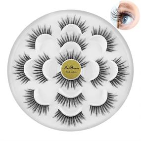 img 4 attached to InBrave Eyelashes Natural Multipack （Reusable