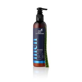 img 1 attached to 🌿 artnaturals Aloe Vera Beard Shampoo - 8 fl oz (236ml) - Enriched with Tea Tree, Jojoba Oil - Sulfate-Free Formula