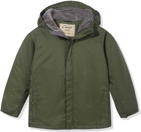 img 4 attached to CUNYI Boys' Windproof Midweight Outerwear Jacket & Coat - BY204878