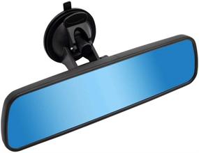 img 4 attached to 🚘 HD Universal Car Interior Rear View Mirror - Anti-Glare with Adjustable Suction Cup and 360° Adjustable Angle