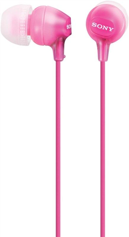 sony mdrex15lp/p in-ear headphone (pink) 로고