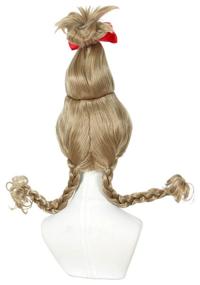 img 2 attached to 🎃 Linfairy Kids Wig: Ash Blonde Costume Cosplay Wig for Children - Perfect for Halloween!
