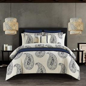 img 4 attached to Chic Home Comforter Contemporary Two Tone