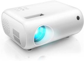 img 1 attached to 🎥 CLOKOWE LED Pico Video Projector for Home Theater Movies - High-performance Projector