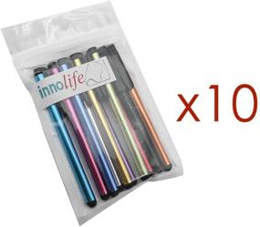 img 1 attached to 100pcs Mixed Colors Metal Stylus Touch Screen Pen for Apple iPhone, iPad, Galaxy Tablet & More