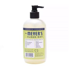 img 2 attached to 🍋 Variety Pack of Mrs. Meyer's Clean Day Liquid Hand Soap - 3 Lemon Verbena & 3 Basil - Cruelty-Free and Biodegradable Formula (Lemon Verbena and Basil Scent)