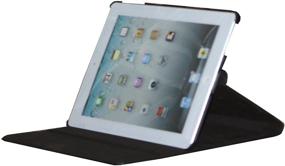 img 3 attached to 📱 JYtrend iPad Air Case - Rotating Stand Smart Cover with Magnetic Auto Wake Up/Sleep for iPad Air (1st Gen) A1474 A1475 A1476 - Black