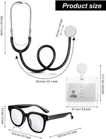 img 3 attached to Scientist Costume Stethoscope Personalized Apparatus