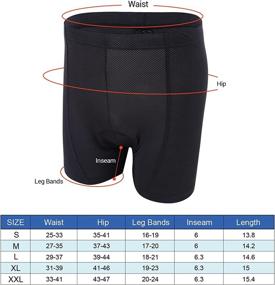 img 2 attached to Sportneer Cycling Underwear Padding Bicycle Outdoor Recreation