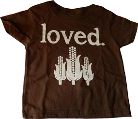 img 1 attached to Cute and Customizable Kids Thanksgiving Corn Cob T-Shirt by Custom Kingdom