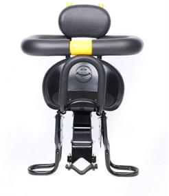 img 3 attached to 🚲 DIFU Детское велокресло: Велосипедное сиденье для ребенка с передней установкой и поручнем - Безопасность малыша, легкая установка и снятие - Интерактивное, продается в США.