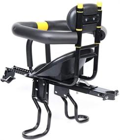 img 1 attached to 🚲 DIFU Детское велокресло: Велосипедное сиденье для ребенка с передней установкой и поручнем - Безопасность малыша, легкая установка и снятие - Интерактивное, продается в США.