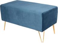 sunpan brant house bench blue logo