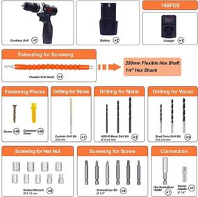 img 3 attached to 🔋 Enhanced Electric Cordless Drill Batteries