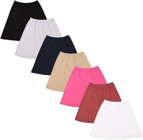 img 1 attached to 👗 Kiki Riki Girls Cotton Line Skirts & Skorts for Girls' Clothing