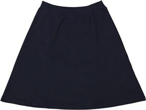 img 3 attached to 👗 Kiki Riki Girls Cotton Line Skirts & Skorts for Girls' Clothing