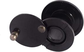 img 3 attached to Oil Rubbed Bronze Door Viewer - Peephole for Slim Panel Doors: 5/8&#34;, 3/4&#34;, 7/8&#34; Panel Thickness