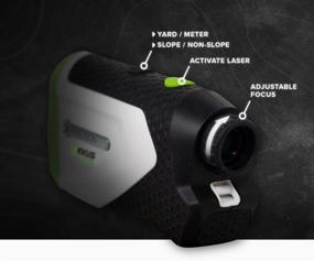 img 1 attached to Precision Pro Nexus Slope Golf Rangefinder - Laser Range Finder w/ Slope, 6X Magnification, Flag Lock, Clear View - Golfing Accessory with 400 Yard Range & Pro Case