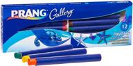 🖍️ водные карандаши пранг пайонс - круглые, 12 многоцветных карандашей + кисть - 1 коробка (34312) логотип