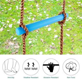 img 2 attached to 🧗 TOPNEW Hanging Playground Climbing Slackline