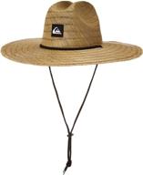quiksilver boys big pierside youth sun hat: stay protected with natural style in size 1sz logo