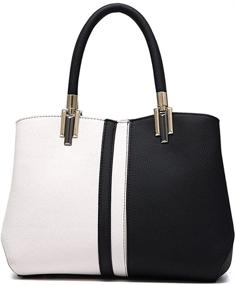 img 3 attached to Nevenka Women's Leather Top Handle Bags: Stylish Purses and Handbags for Elegant Totes and Satchel Shoulder Bags