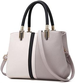 img 4 attached to Nevenka Women's Leather Top Handle Bags: Stylish Purses and Handbags for Elegant Totes and Satchel Shoulder Bags