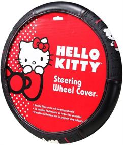 img 2 attached to 🐱 Колесо руля из кожи Hello Kitty - универсальный размер 14,5"-15,5", автомобильные аксессуары для интерьера - от Infinity Stock (Средний размер, Основной дизайн)