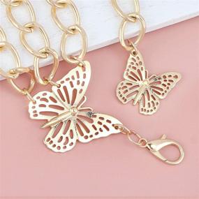 img 2 attached to 💎 Glamorstar Multilayer Jewelry Dresses Butterfly Women's Body Jewelry