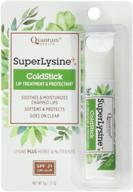 💪 powerful quantum research coldstick: super lysine, 6 ct for superior cold sore relief logo