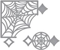 создатель уголков с пауками spellbinders, травленый логотип
