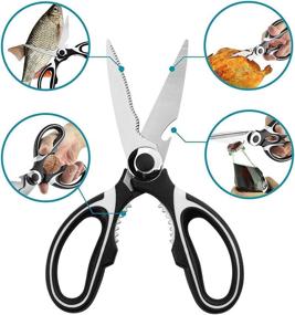 img 3 attached to Kitchen Shears Multifunctional Heavy Scissors