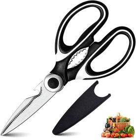 img 4 attached to Kitchen Shears Multifunctional Heavy Scissors
