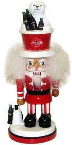 img 3 attached to Coca-Cola Hollywood Nutcracker with Polar Bear Hat, 15-Inch by Kurt Adler