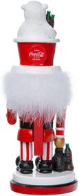 img 2 attached to Coca-Cola Hollywood Nutcracker with Polar Bear Hat, 15-Inch by Kurt Adler