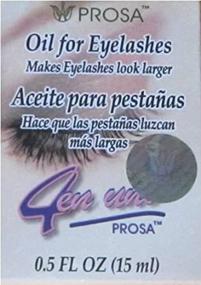 img 1 attached to Prosa Eyelash Enhancing Oil for Longer and Thicker Lashes