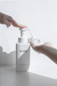 img 3 attached to 🧼 Brillie Bubble Mousse | Reusable Refillable Hand Wash | Powder Soap with Dispenser | Rich and Creamy Lather | Vanilla, Coconut, Orange, Aloe Vera, Almond | Nourishing Hydrating Hand Wash Packs (Set of 8)