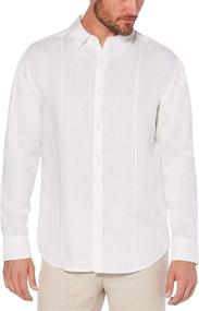 img 3 attached to 👕 Cubavera Essential Linen Bright Sleeve Men's Clothing and Shirts