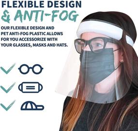 img 1 attached to Comfortable Glasses Protector Adjustable Headband