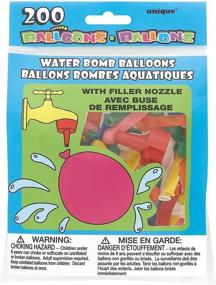 img 1 attached to 💦 Комплект насадок для бомбочек с водой "Ultimate Water Bomb Balloons" - 200 штук для бесконечного летнего веселья!