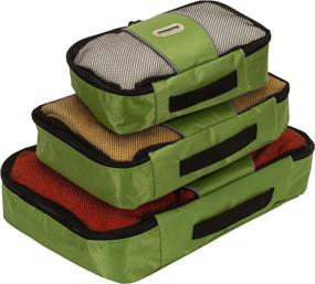 img 3 attached to Rockland Packing Cubes Set Of 3 Travel Accessories